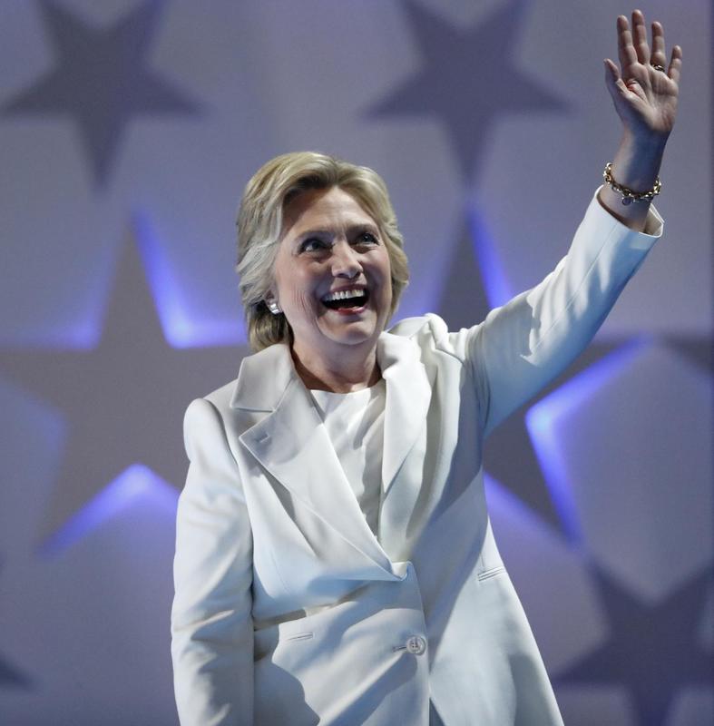 Former U.S. Secretary of State Hillary Clinton on Thursday formally accepted the Democratic Party