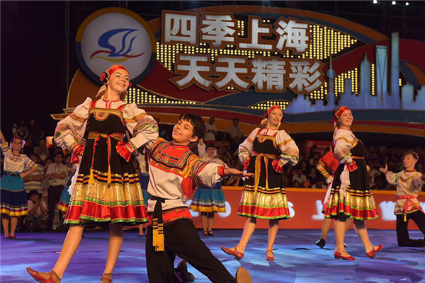 The opening ceremony started at 7:30 on Saturday night, with dance groups and singers performing the theme song of this year