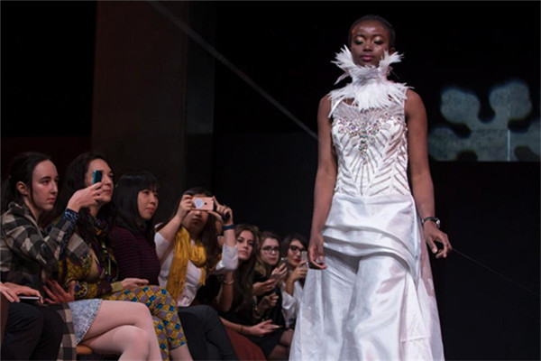 Visually-impaired women hit the runway at Paris Fashion Show