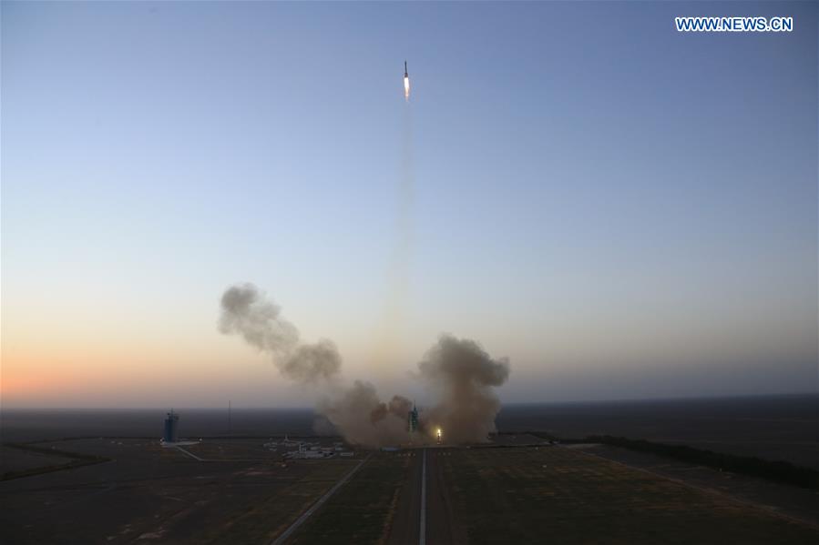 The Long March-2F carrier rocket carrying China