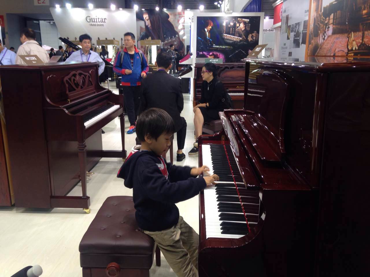 Wide range of musical instruments on exhibit