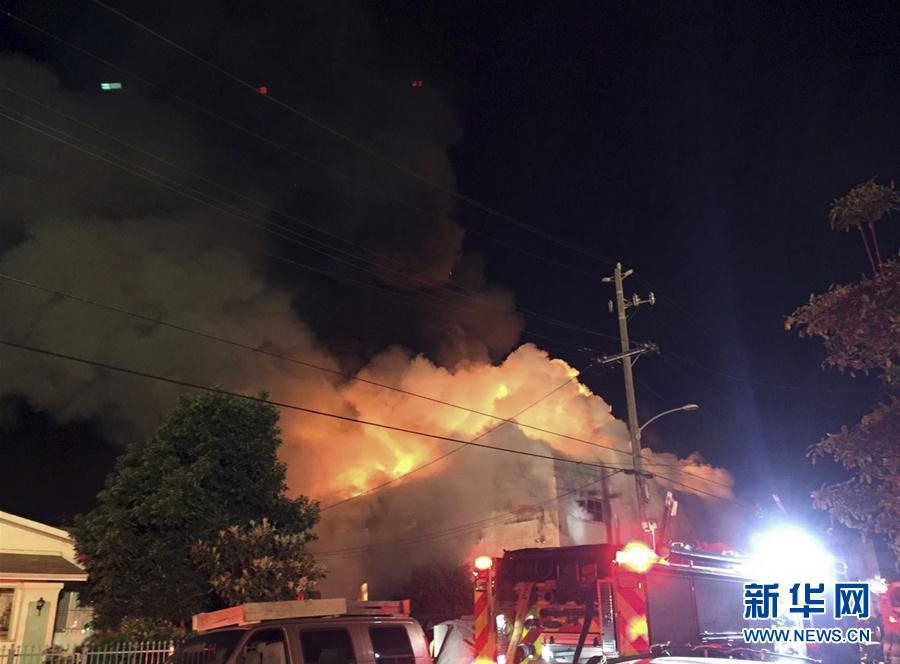 At least nine people have been killed, and about two dozen people are missing after a fire erupted during a dance party at a warehouse in Oakland, in Northern California late Friday night.