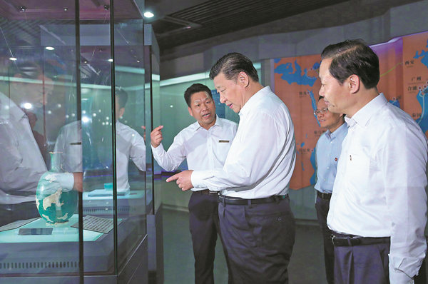 President Xi Jinping visits the Hepu Han Dynasty Museum in Beihai, south China