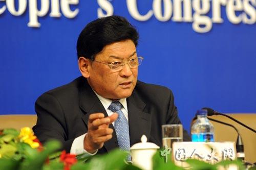 NPC member Palma Trily, Chairman of Tibet Autonomous Region