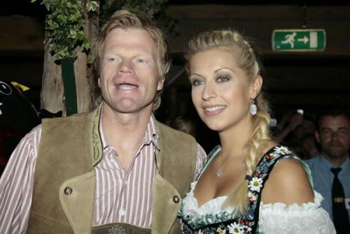 Oliver Kahn and his ex-wife Simone (Photo Source: bbs.huanqiu.com)