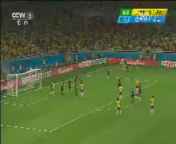 [世界盃]巴西左路傳中 馬塞洛大力抽射偏出