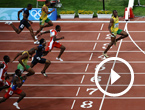 2008年北京奧運會，博爾特先後打破100米、200米世界紀錄……