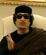 卡扎菲現身 呼籲支持者保衛利比亞