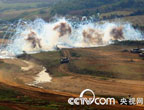 “前鋒2009”軍演圖集：坦克群震撼攻擊