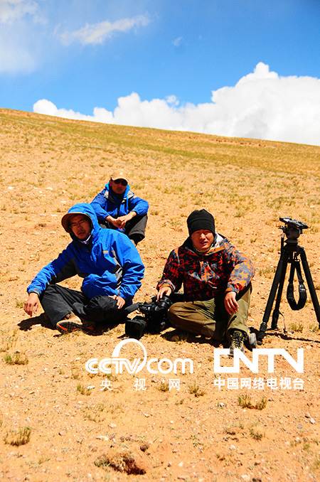 大偉、新鋒、牧仁，我的三位攝影師搭檔，戰鬥在海拔5300米，動作投入，作品更專業。