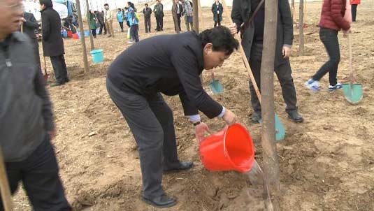 紀念2015年“國際森林日”植樹活動在京舉行