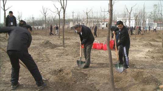 2015年共和國部長義務植樹活動在北京舉行