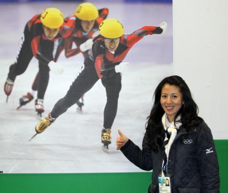 Former twice Olympic champion Yang Yang of China was elected as an IOC member on the final day ofthe IOC session on Friday. (Xinhua Photo)