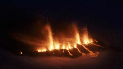 Scientists have finally been able to take samples from Iceland's Eyjafjallajokull volcano, near the glacier of the same name.