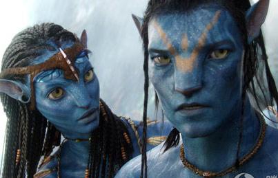 The science-fiction sensation "Avatar,"