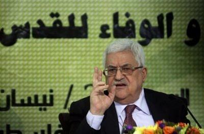 Palestinian president Mahmud Abbas has called for an "open political dialogue" between Palestinian groups and both Israeli and Jewish organisations around the world. (AFP/Abbas Momani)