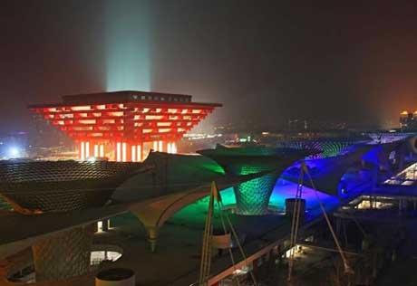 The Shanghai World Expo will start trial operation at the end of April. 