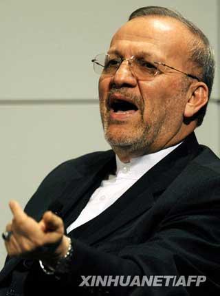 Iranian Foreign Minister Manoucher Mottaki