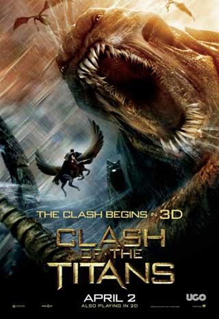 A poster of 3-D action blockbuster "Clash of the Titans."  (File Photo)