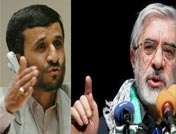 伊朗總統內賈德和前總理進行電視辯論