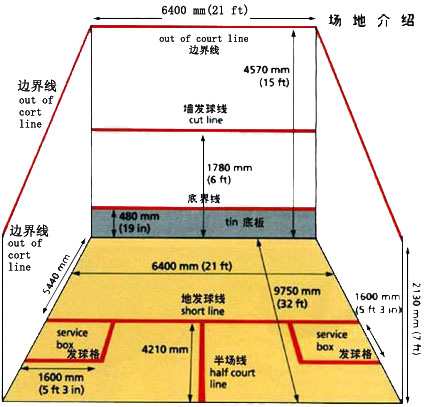 壁球場地介紹