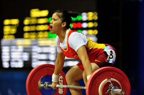 林冰蓮獲得女子53公斤級冠軍