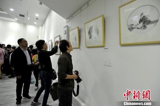 “日新月異——中國畫‘當代氣象’展”現場。　安源　攝
