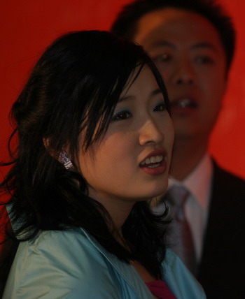 羅雪娟在2005年體壇風雲人物頒獎盛典上。