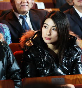 郭晶晶在2009年體壇風雲人物頒獎盛典上。