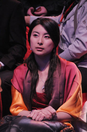 郭晶晶在2008年體壇風雲人物頒獎盛典上。