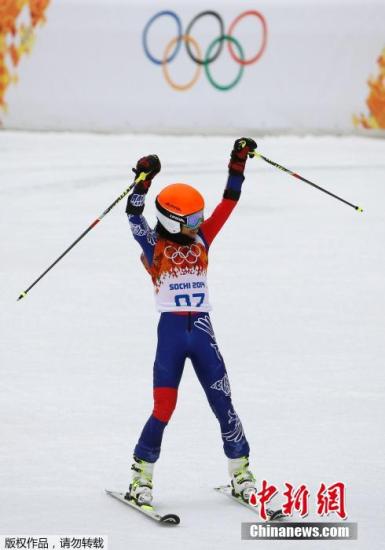 冬奧會高山滑雪女子大回轉，華裔小提琴家陳美出戰。