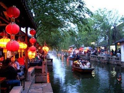 Une réplique de Zhouzhuang à Shanghai