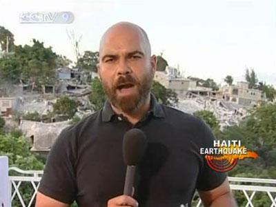 Earlier, our reporter Nico Maounis briefed us on the latest developments in Haiti following the powerful aftershock. (CCTV.com)