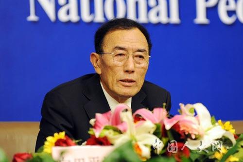 Qiangba Puncog, chairman of the Standing Committee of Tibet Autonomous Regional People's Congress