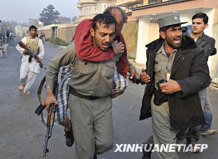 Militants in a surprise move penetrated a UN guesthouse in the fortified Afghan capital Kabul Wednesday morning, killing six foreign national staff of UN, a police officer said.