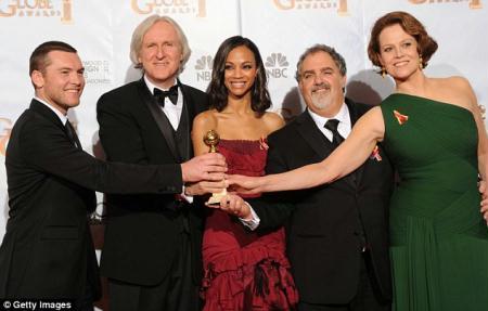 Avatar takes best drama and James Cameron receives gong for best director.