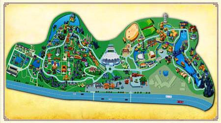 Map of China Folk Culture Village