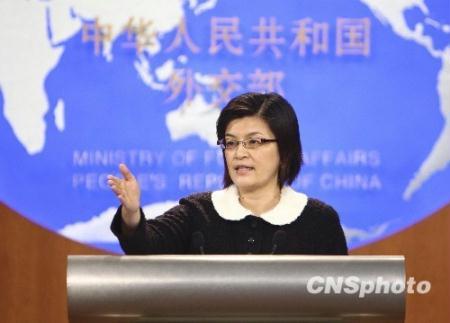 Foreign Ministry spokeswoman Jiang Yu