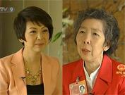 CCTV host Tian Wei interviews CPPCC member ANNIE S.C. WU