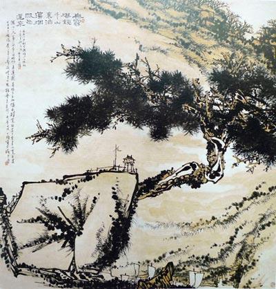 美術大家潘天壽作品欣賞（組圖）_打印頁