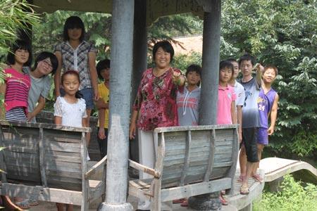 指導學生選取角度寫景