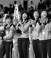 中國女排五連冠群體