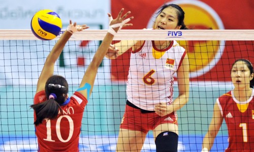 [高清組圖]女排亞錦賽：中國隊勝菲律賓隊