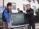 2009年11月11日《武夷蛇王》電視機充當監視器