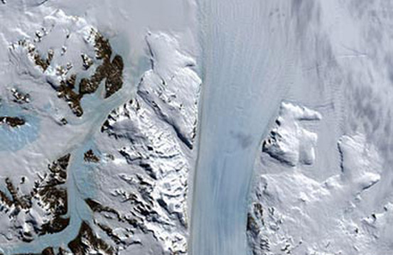 南極洲拜爾德冰川
