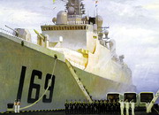 海軍成立60週年畫展作品選