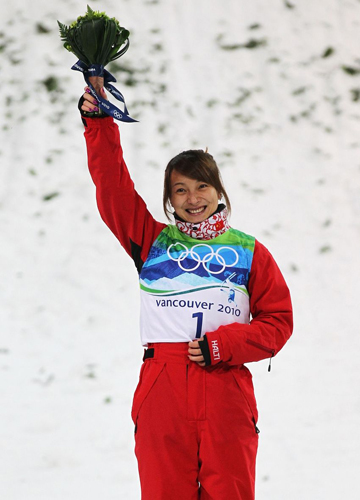 李妮娜在2010年冬奧會上的英姿
