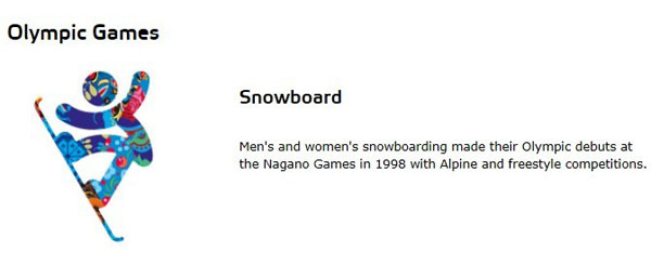 單板滑雪(Snowboarding)
