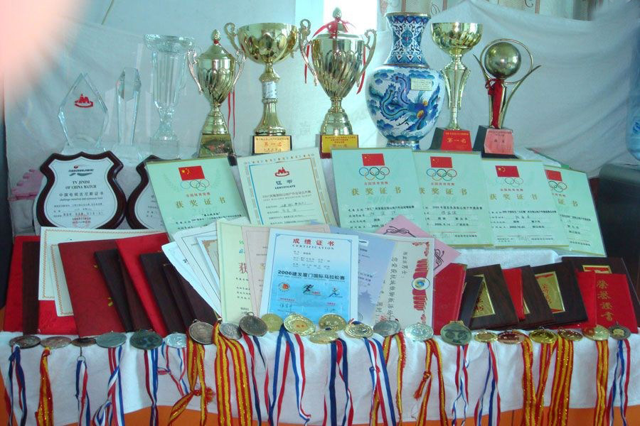 陳盆濱參加國內比賽的獎狀