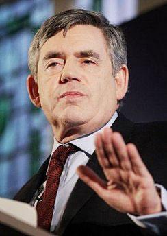 British Prime Minister Gordon Brown, seen here in London, has defended his handling of the economic recovery as he prepares to fire the starting gun on a general election that polls suggest he could lose. (AFP/Pool/File/Peter Macdiarmid)